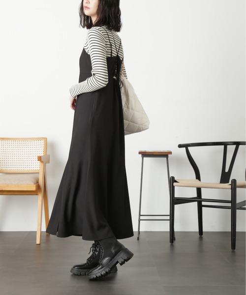 FREE'S MART（フリーズマート）の「マーメイドキャミワンピース（ワンピース・レディース・ブラック/ブラウン・SMALL/MEDIUM）」の8枚目の写真