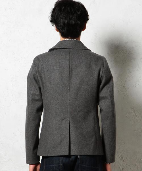 green label relaxing（グリーンレーベルリラクシング）の「【WEB限定】 ★★MELTON SHORT Pコート（ピーコート・メンズ・ブラック/グレー/ネイビー・X-LARGE/SMALL/LARGE/MEDIUM）」の6枚目の写真
