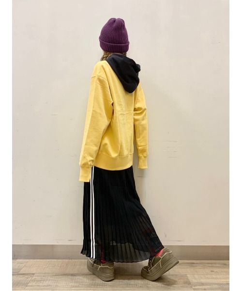 Lee(リー)の「【Lee別注】フード配色パーカー(パーカー・メンズ・イエロー・XL/L/M)」の15枚目の写真