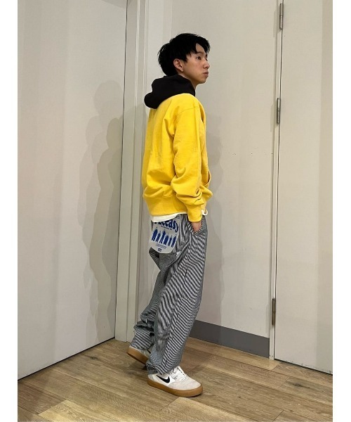 Lee(リー)の「【Lee別注】フード配色パーカー(パーカー・メンズ・イエロー・XL/L/M)」の12枚目の写真