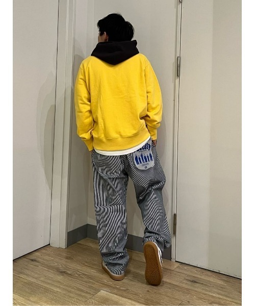 Lee(リー)の「【Lee別注】フード配色パーカー(パーカー・メンズ・イエロー・XL/L/M)」の13枚目の写真
