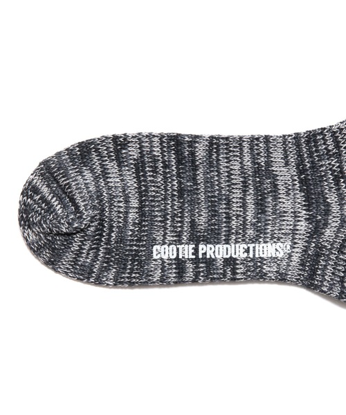 COOTIE PRODUCTIONS（クーティープロダクションズ）の「Raza Lowgauge Socks（ソックス/靴下・メンズ・ホワイト系その他/ブラック系その他・FREE）」の3枚目の写真