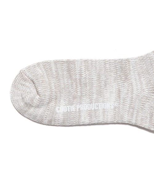 COOTIE PRODUCTIONS（クーティープロダクションズ）の「Raza Lowgauge Socks（ソックス/靴下・メンズ・ホワイト系その他/ブラック系その他・FREE）」の5枚目の写真