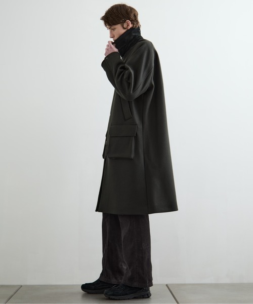 セール】Super140s メルトンハンティングコート / 保温 / 天然撥水