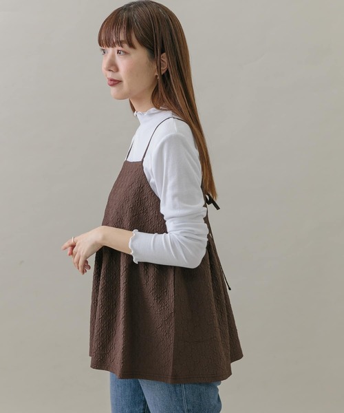 URBAN RESEARCH Sonny Label(アーバンリサーチサニーレーベル)の「インナーセットふくれJQキャミビスチェ(キャミソール・レディース・ブラック系その他/ブラウン系その他/ホワイト系その他・FREE)」の21枚目の写真
