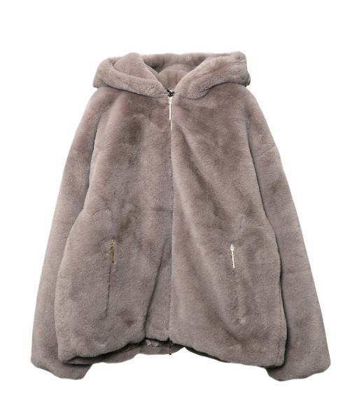 TATRAS（タトラス）の「【TATRAS】フーデットボアジャケット-BOA