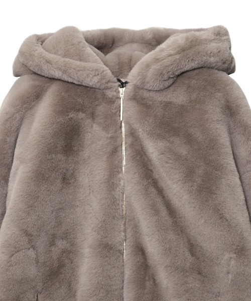 TATRAS（タトラス）の「【TATRAS】フーデットボアジャケット-BOA