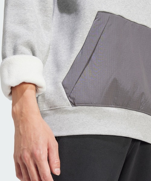 adidas（アディダス）の「パーカー フーディー HOODIE / アディダスオリジナルス adidas Originals（パーカー・メンズ・グレー/ブラック・SMALL/XX-LARGE/LARGE/X-LARGE/MEDIUM）」の9枚目の写真