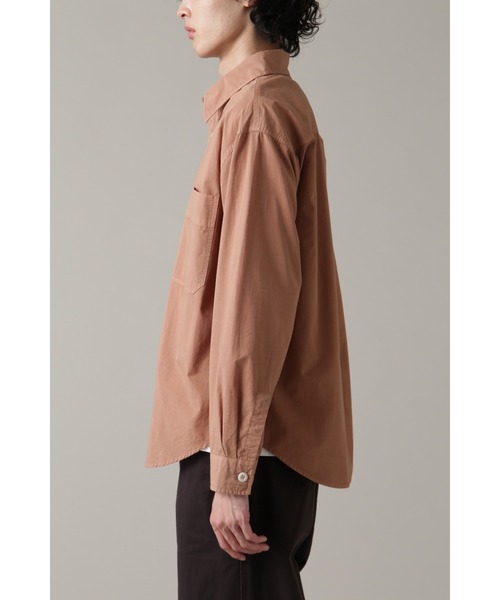 MHL.（エムエイチエル）の「COMPACT COTTON POPLIN（シャツ/ブラウス・メンズ・カーキ/オレンジ系その他3・MEDIUM/SMALL/LARGE）」の6枚目の写真