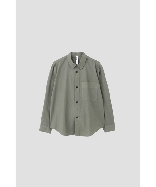 MHL.（エムエイチエル）の「COMPACT COTTON POPLIN（シャツ/ブラウス・メンズ・カーキ/オレンジ系その他3・MEDIUM/SMALL/LARGE）」の11枚目の写真