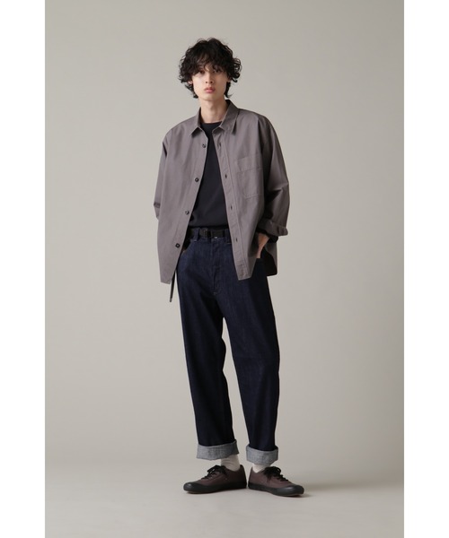 MHL.（エムエイチエル）の「COMPACT COTTON POPLIN（シャツ/ブラウス・メンズ・カーキ/オレンジ系その他3・MEDIUM/SMALL/LARGE）」の9枚目の写真