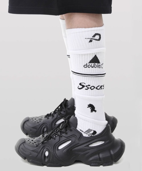 Theater code（シアターコード）の「▲big silhouette dad sneakers / ビッグ シルエット ダッド スニーカー（スニーカー・メンズ・ブラック・2/4/3）」の10枚目の写真