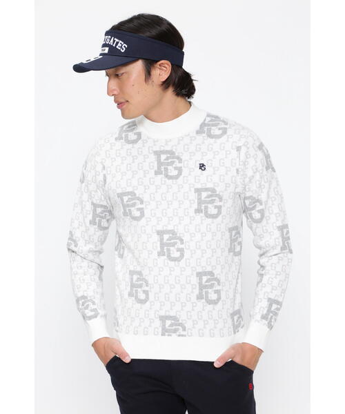 PEARLY GATES】カシミヤタッチ ハイネックニットプルオーバー＜PG