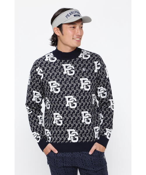 極美品✨ パーリーゲイツ ニット プルオーバー カシミヤ ハイネック 6 XL PEARLY GATES】カシミヤタッチ ハイネックニットプルオーバー＜PG