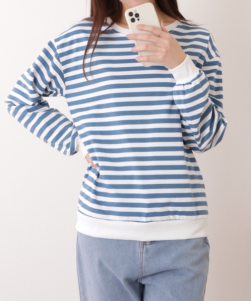 フレッドペリー　ボーダー トレーナー 別注　オーバーサイズ　Lサイズ 楽天市場】[期間SALE] FRED PERRY/フレッドペリー FINE STRIPE