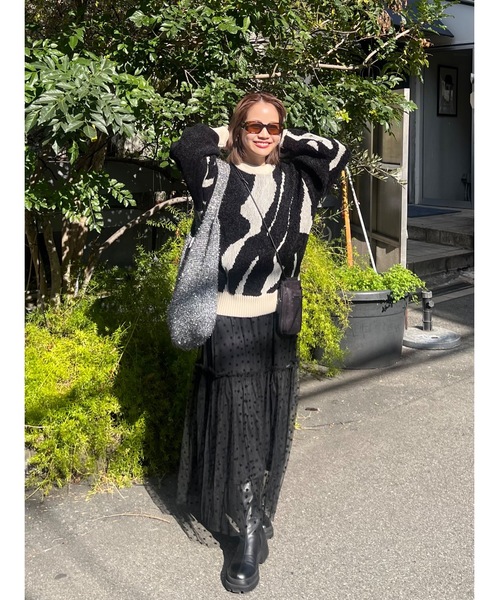 nuance mall knit（ニット/セーター）｜jumelle（ジュメロ）