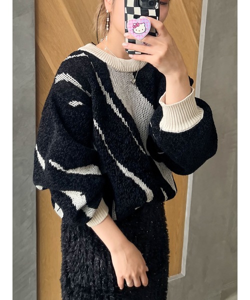 nuance mall knit（ニット/セーター）｜jumelle（ジュメロ）