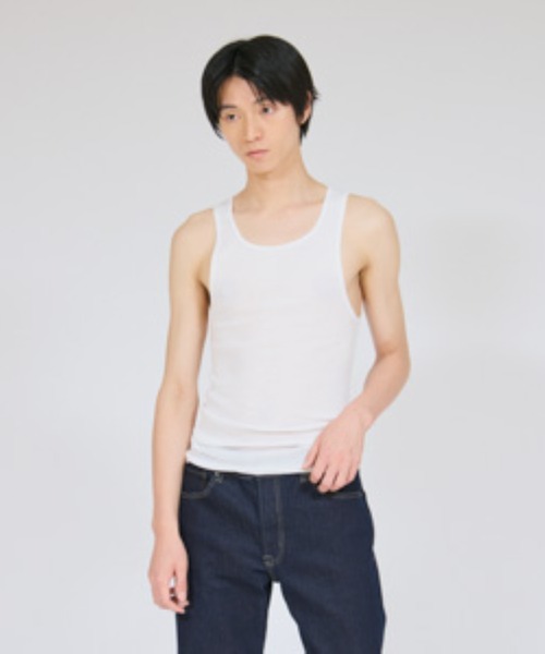 HANES(ヘインズ)の「【Hanes/ヘインズ】大きいサイズ【2枚組】タンクトップ(タンクトップ・メンズ・ブラック/ホワイト・XXX-LARGE/XX-LARGE)」の1枚目の写真