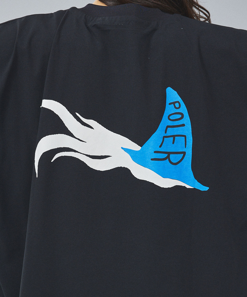 POLeR（ポーラー）の「【POLER / ポーラー】FURRY FONT QUICK DRY Tシャツ（Tシャツ/カットソー・メンズ・ホワイト/ブラック・M/L/XL）」の6枚目の写真