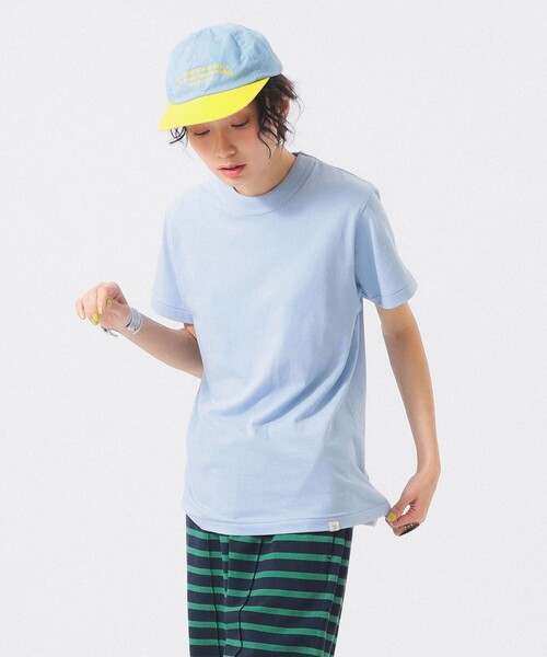 BEAMS BOY（ビームスボーイ）の「ボーイ ベーシック Tシャツ（Tシャツ/カットソー・レディース・ピンク/グリーン/オフホワイト/グレー/チャコールグレー/クリーム/ネイビー/ワイン/ブラウン/オリーブ/サックスブルー・0/1/2）」の9枚目の写真