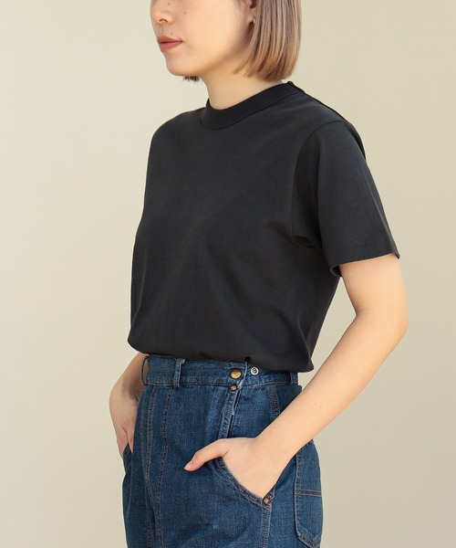 BEAMS BOY（ビームスボーイ）の「ボーイ ベーシック Tシャツ（Tシャツ/カットソー・レディース・ピンク/グリーン/オフホワイト/グレー/チャコールグレー/クリーム/ネイビー/ワイン/ブラウン・0/1/2）」の15枚目の写真