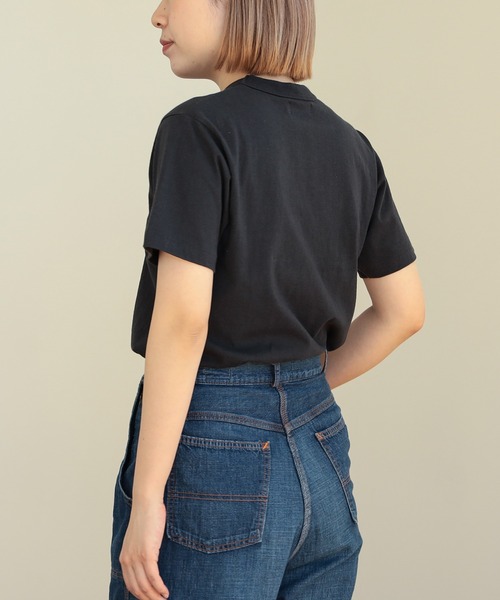 BEAMS BOY（ビームスボーイ）の「ボーイ ベーシック Tシャツ（Tシャツ/カットソー・レディース・ピンク/グリーン/オフホワイト/グレー/チャコールグレー/クリーム/ネイビー/ワイン/ブラウン・0/1/2）」の14枚目の写真