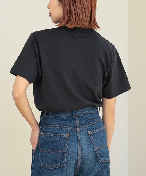 BEAMS BOY（ビームスボーイ）の「ボーイ ベーシック Tシャツ（Tシャツ/カットソー・レディース・ピンク/グリーン/オフホワイト/グレー/チャコールグレー/クリーム/ネイビー/ワイン/ブラウン・0/1/2）」の17枚目の写真