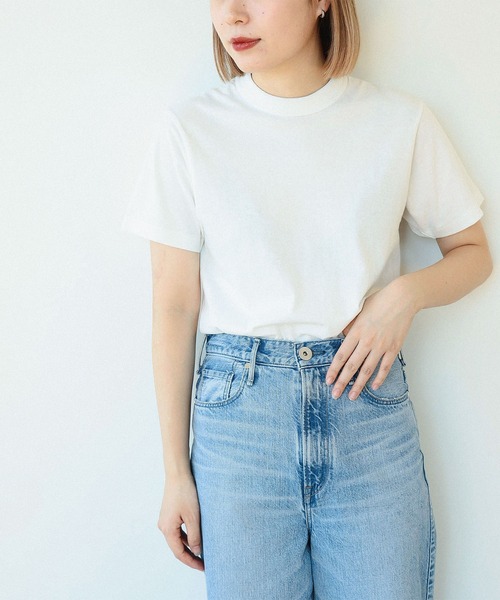 BEAMS BOY（ビームスボーイ）の「ボーイ ベーシック Tシャツ（Tシャツ/カットソー・レディース・ピンク/グリーン/オフホワイト/グレー/チャコールグレー/クリーム/ネイビー/ワイン/ブラウン・0/1/2）」の22枚目の写真