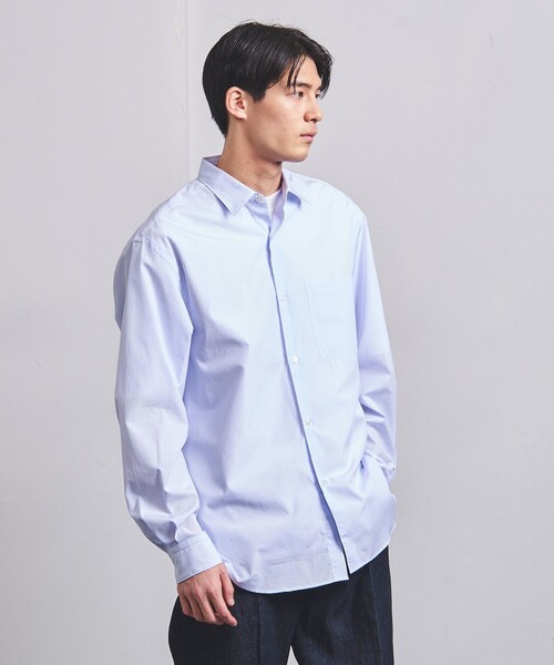 UNITED ARROWS（ユナイテッドアローズ）の「トーマスメイソン ミニチェック レギュラーカラーシャツ（シャツ/ブラウス・メンズ・ライトブルー・S/M/L/XL）」の2枚目の写真