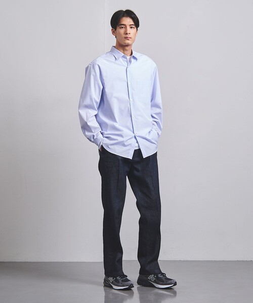 UNITED ARROWS（ユナイテッドアローズ）の「トーマスメイソン ミニチェック レギュラーカラーシャツ（シャツ/ブラウス・メンズ・ライトブルー・S/M/L/XL）」の6枚目の写真