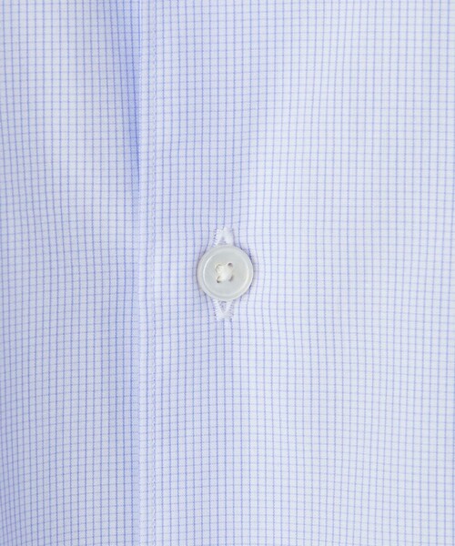 UNITED ARROWS（ユナイテッドアローズ）の「トーマスメイソン ミニチェック レギュラーカラーシャツ（シャツ/ブラウス・メンズ・ライトブルー・S/M/L/XL）」の11枚目の写真