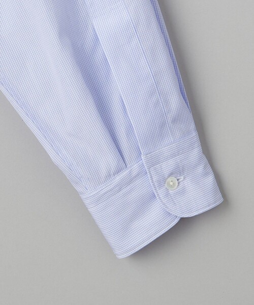 UNITED ARROWS（ユナイテッドアローズ）の「トーマスメイソン ミニチェック レギュラーカラーシャツ（シャツ/ブラウス・メンズ・ライトブルー・S/M/L/XL）」の14枚目の写真