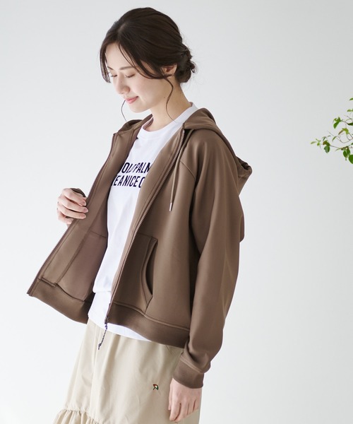 Arnold Palmer（アーノルドパーマー）の「ラグランスリーブ フルジップパーカー（パーカー・レディース・グレー/ブラウン/ブラック・S/M/L）」の19枚目の写真