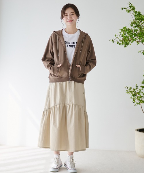 Arnold Palmer（アーノルドパーマー）の「ラグランスリーブ フルジップパーカー（パーカー・レディース・グレー/ブラウン/ブラック・S/M/L）」の20枚目の写真