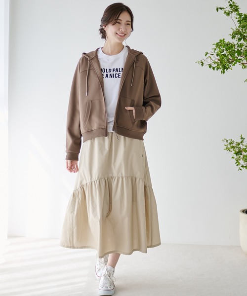 Arnold Palmer（アーノルドパーマー）の「ラグランスリーブ フルジップパーカー（パーカー・レディース・グレー/ブラウン/ブラック・S/M/L）」の21枚目の写真