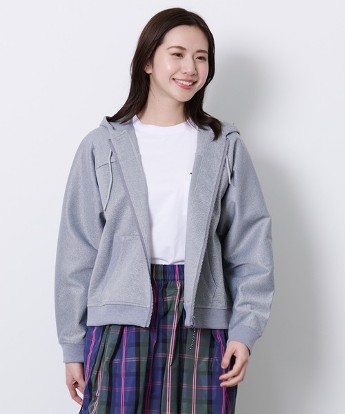 Arnold Palmer（アーノルドパーマー）の「ラグランスリーブ フルジップパーカー（パーカー・レディース・グレー/ブラウン/ブラック・S/M/L）」の17枚目の写真