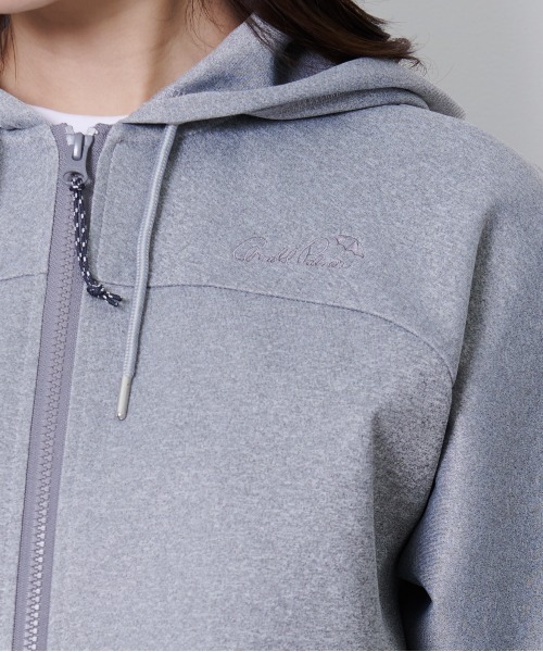 Arnold Palmer（アーノルドパーマー）の「ラグランスリーブ フルジップパーカー（パーカー・レディース・グレー/ブラウン/ブラック・S/M/L）」の6枚目の写真