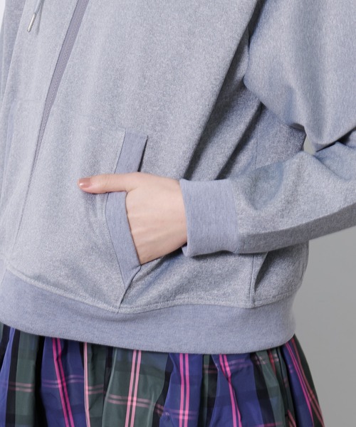 Arnold Palmer（アーノルドパーマー）の「ラグランスリーブ フルジップパーカー（パーカー・レディース・グレー/ブラウン/ブラック・S/M/L）」の7枚目の写真