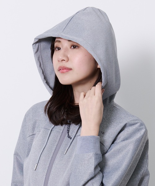 Arnold Palmer（アーノルドパーマー）の「ラグランスリーブ フルジップパーカー（パーカー・レディース・グレー/ブラウン/ブラック・S/M/L）」の8枚目の写真