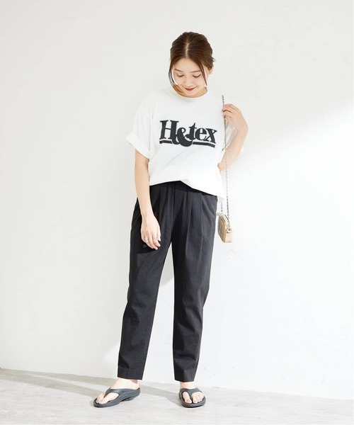 JOURNAL STANDARD（ジャーナルスタンダード）の「ウォッシャブルコットンリネンVISパンツ（その他パンツ・レディース・オートミール/ダークブルー/レッド/ブラック・34/36/38/40）」の16枚目の写真