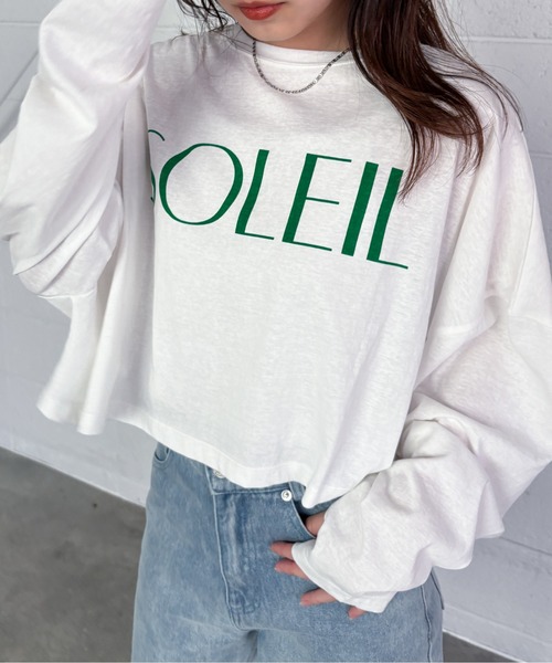 EPIMI E'PIMMY（エピミエピミー）の「シアースラブロゴTシャツ（Tシャツ/カットソー・レディース・ホワイト/グレー/オフホワイト/シルバーグレー・MEDIUM）」の3枚目の写真