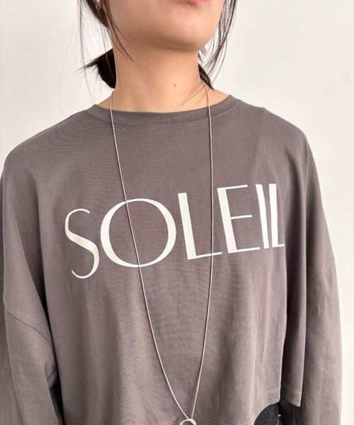 EPIMI E'PIMMY（エピミエピミー）の「シアースラブロゴTシャツ（Tシャツ/カットソー・レディース・ホワイト/グレー/オフホワイト/シルバーグレー・MEDIUM）」の13枚目の写真