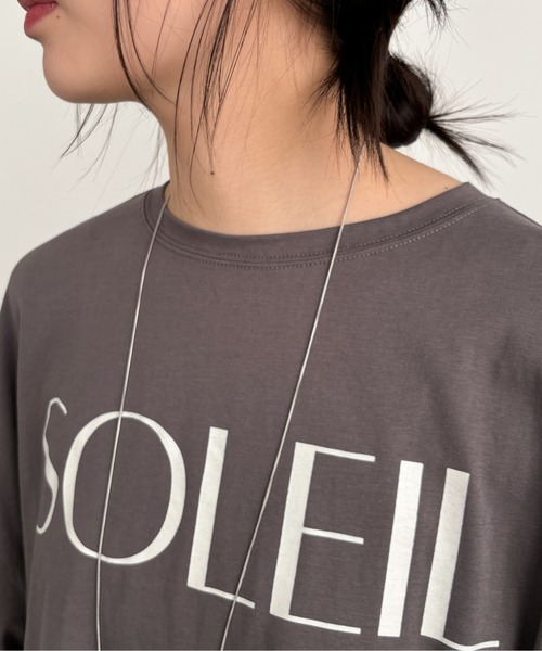 EPIMI E'PIMMY（エピミエピミー）の「シアースラブロゴTシャツ（Tシャツ/カットソー・レディース・ホワイト/グレー/オフホワイト/シルバーグレー・MEDIUM）」の18枚目の写真