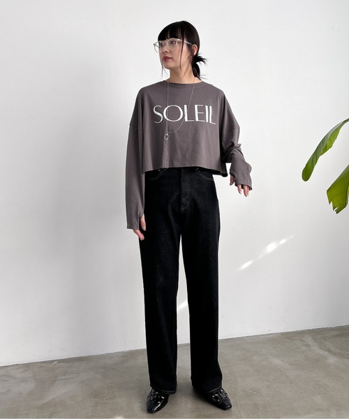 EPIMI E'PIMMY（エピミエピミー）の「シアースラブロゴTシャツ（Tシャツ/カットソー・レディース・ホワイト/グレー/オフホワイト/シルバーグレー・MEDIUM）」の11枚目の写真