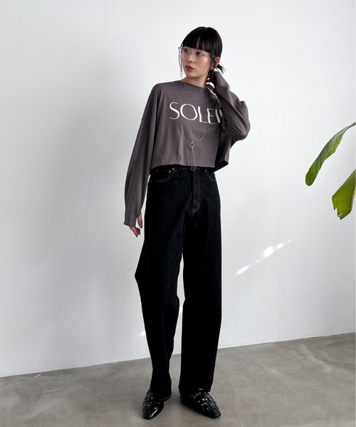 EPIMI E'PIMMY（エピミエピミー）の「シアースラブロゴTシャツ（Tシャツ/カットソー・レディース・ホワイト/グレー/オフホワイト/シルバーグレー・MEDIUM）」の12枚目の写真