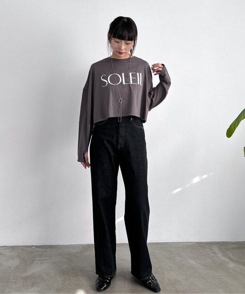 EPIMI E'PIMMY（エピミエピミー）の「シアースラブロゴTシャツ（Tシャツ/カットソー・レディース・ホワイト/グレー/オフホワイト/シルバーグレー・MEDIUM）」の10枚目の写真