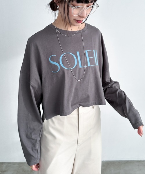 EPIMI E'PIMMY（エピミエピミー）の「シアースラブロゴTシャツ（Tシャツ/カットソー・レディース・ホワイト/グレー/オフホワイト/シルバーグレー・MEDIUM）」の22枚目の写真