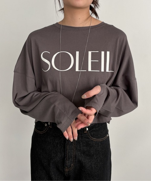 EPIMI E'PIMMY（エピミエピミー）の「シアースラブロゴTシャツ（Tシャツ/カットソー・レディース・ホワイト/グレー/オフホワイト/シルバーグレー・MEDIUM）」の7枚目の写真