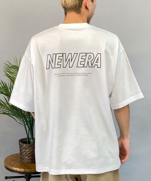 NEW ERA◆エッセンシャル 半袖 Tシャツ ホワイト 送料関税込 半袖 USコットン ポケット Tシャツ NEW ERA Outdoor Gear Label