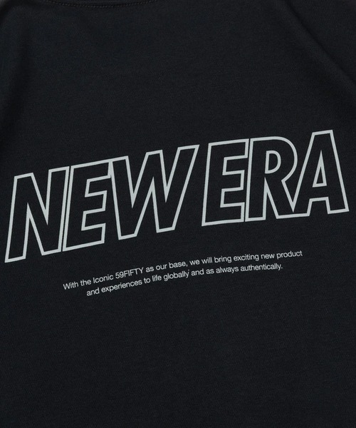 NEW ERA（ニューエラ）の「NEW ERA/ニューエラ Tシャツ 半袖 オーバーサイズ バックプリント 吸汗速乾 シンプル 14121973/14306819（Tシャツ/カットソー・メンズ・ブラック/ホワイト・M/L/XL/2XL）」の15枚目の写真